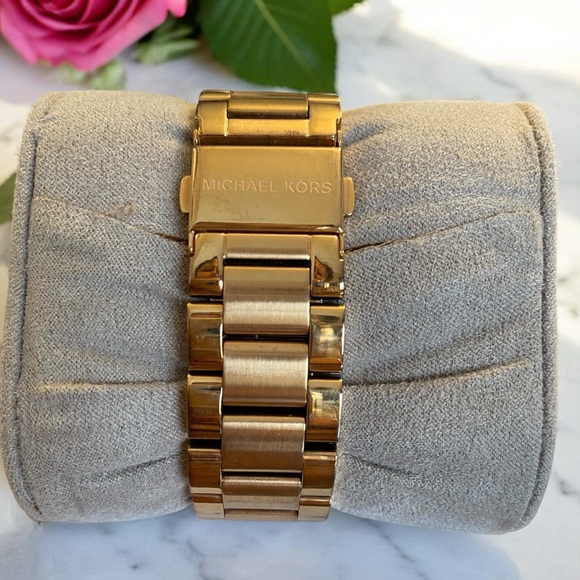 MICHAEL KORS MK5263 Blair All Rose-Gold Tone 39mm Chronograph Ladies Watch - Picture 14 of 16